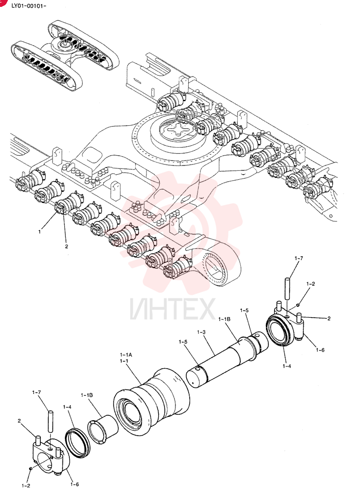 ROLLER ASSY. LV64D00001F1