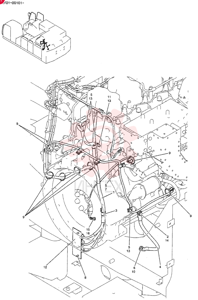 WIRE HARNESS LV16E01009P1