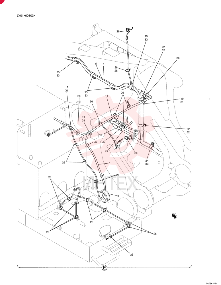 WIRE HARNESS LV13E01061P1 (4)