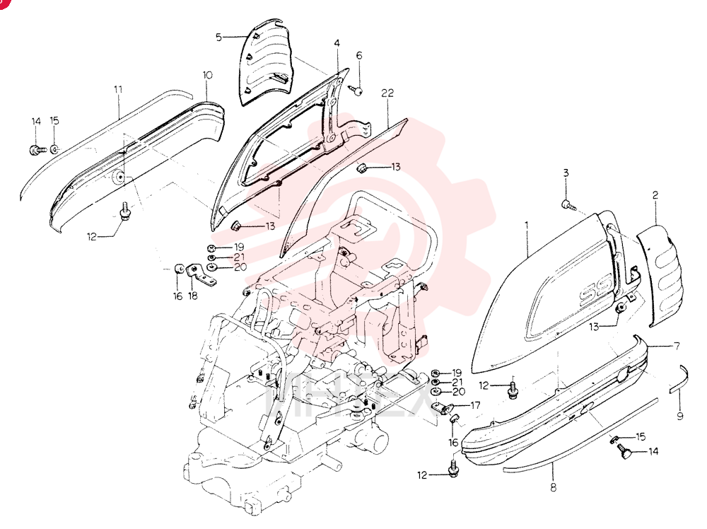 COVER,L,H   ASSY QP112601-2600