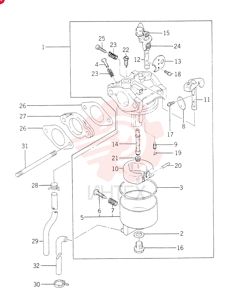 Схема (SS60) - COMPACT EXCAVATOR ASN PS00101 (1/90-12/06) Q5150032-055XX
