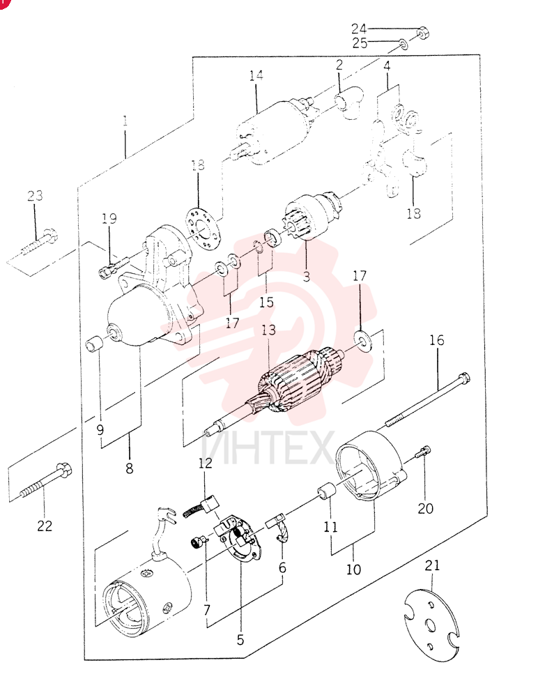 STARTER MOTOR Q5158258-310BX