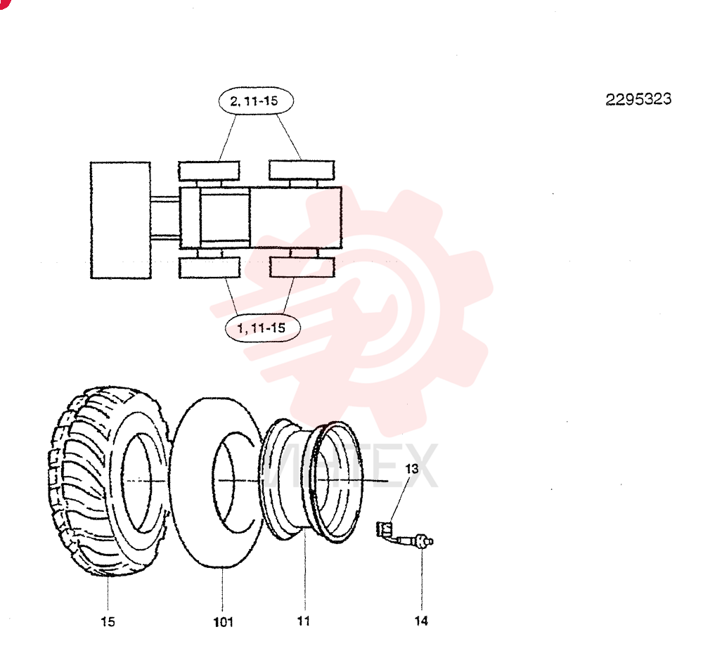 WHEEL AND TIRE 2295323