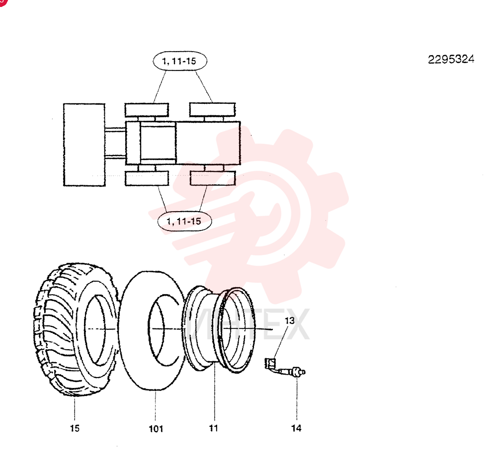 WHEEL AND TIRE