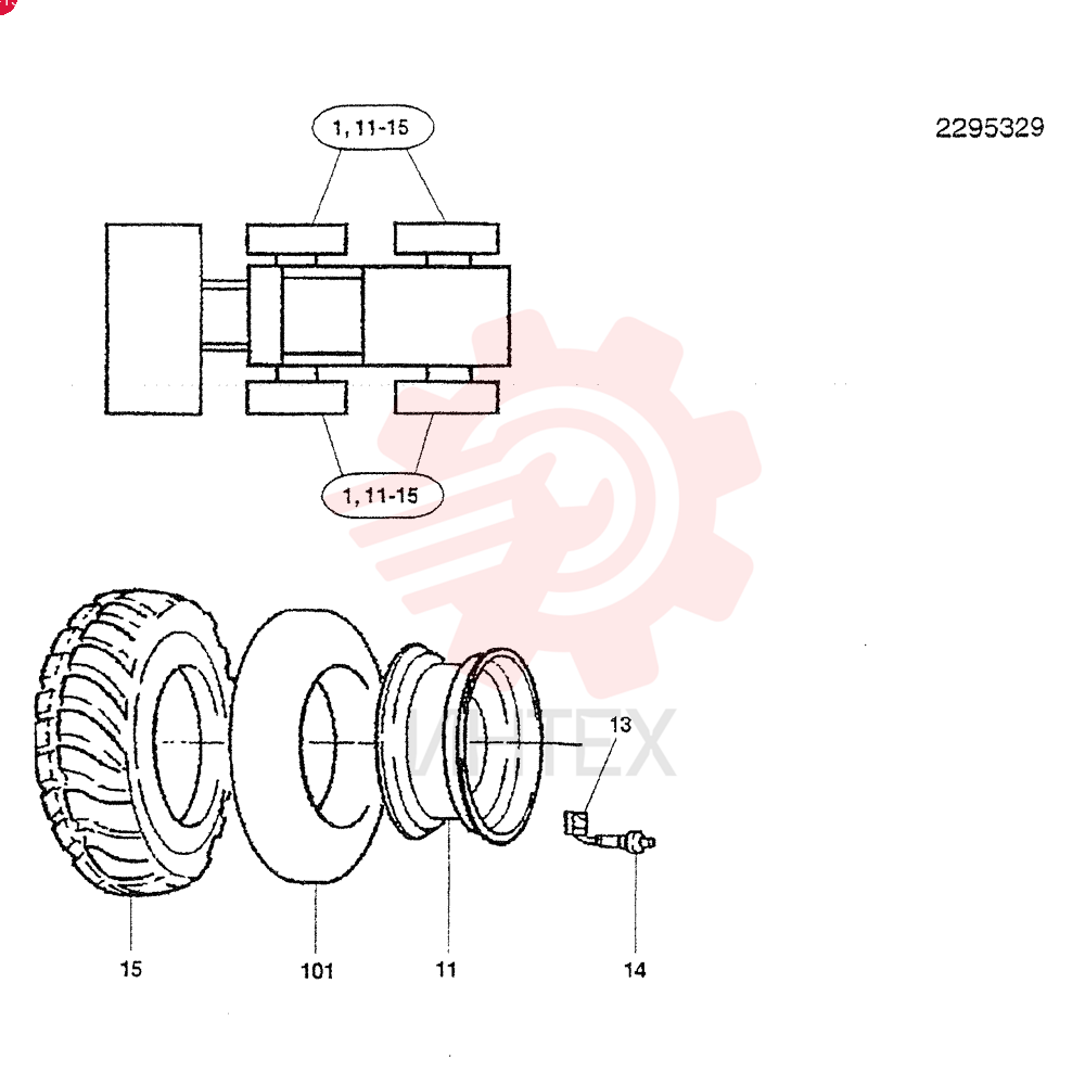 WHEEL AND TIRE