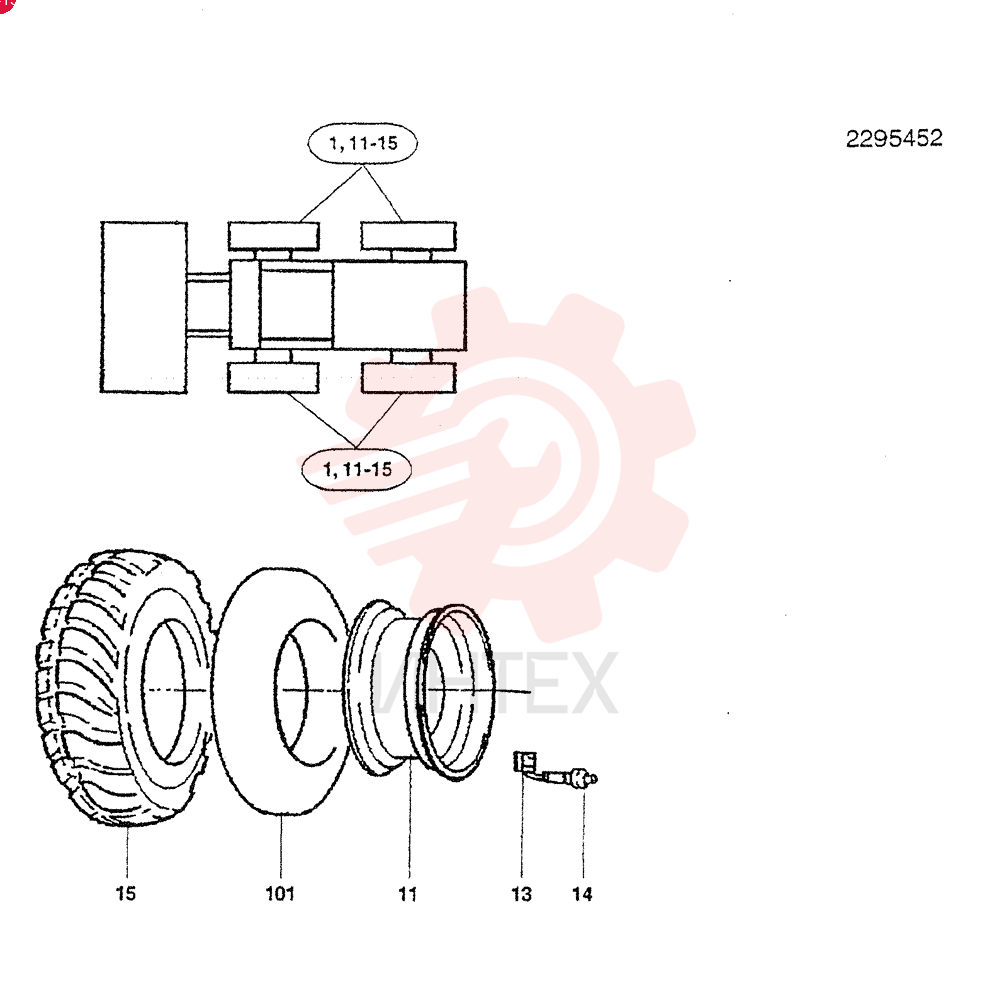 WHEEL AND TIRE