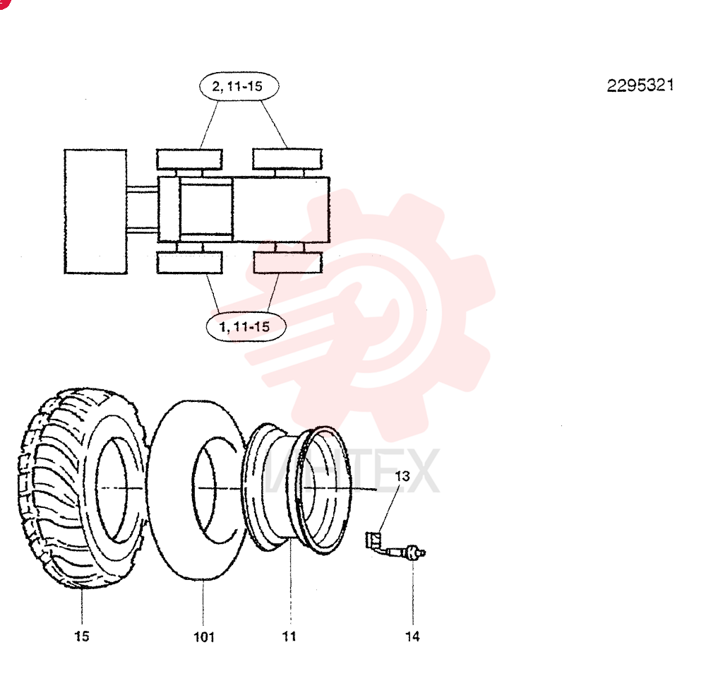 WHEEL AND TIRE 2295321