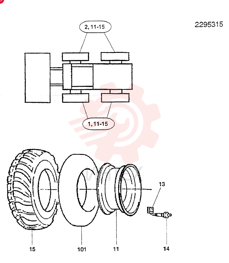 WHEELS AND TIRE