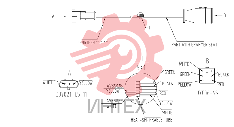 Жгут проводов 08C3817 000