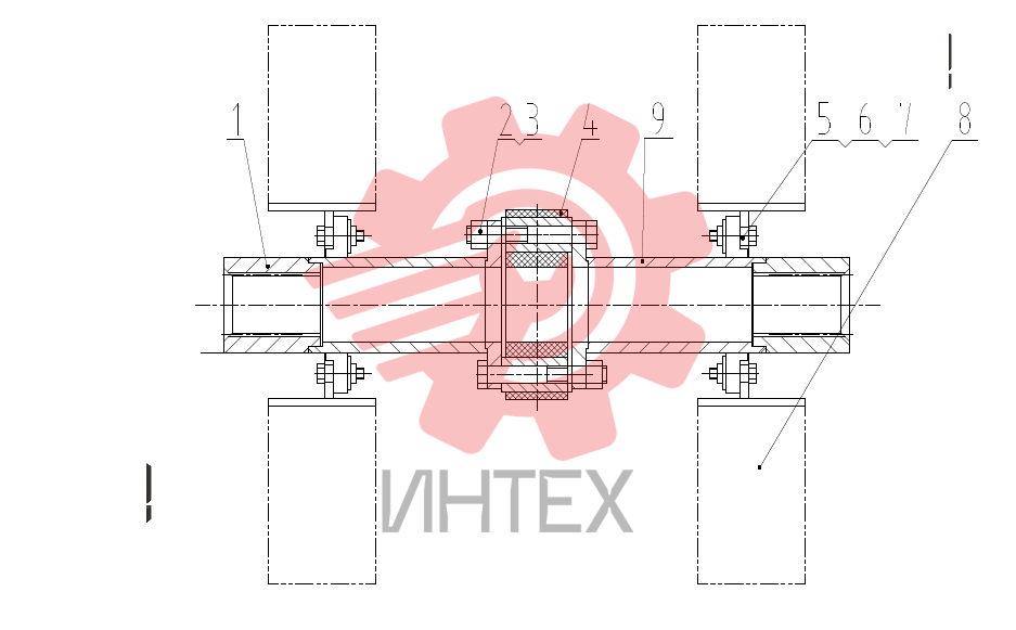 Ось промежуточная 41W0014 (часть 2)