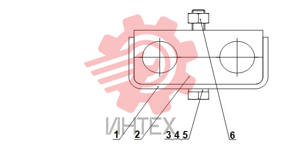 Зажим для трубы 09C0956 000