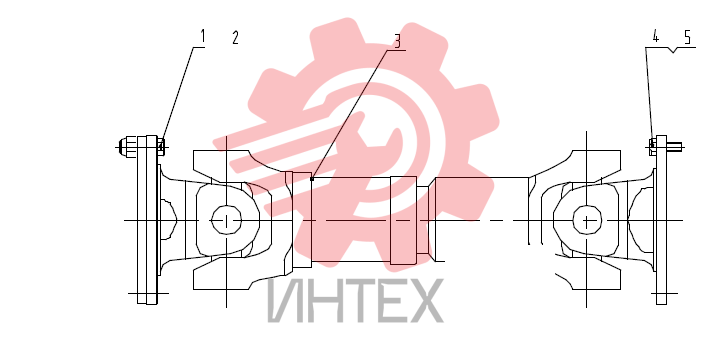 Вал карданный 51C0072 000