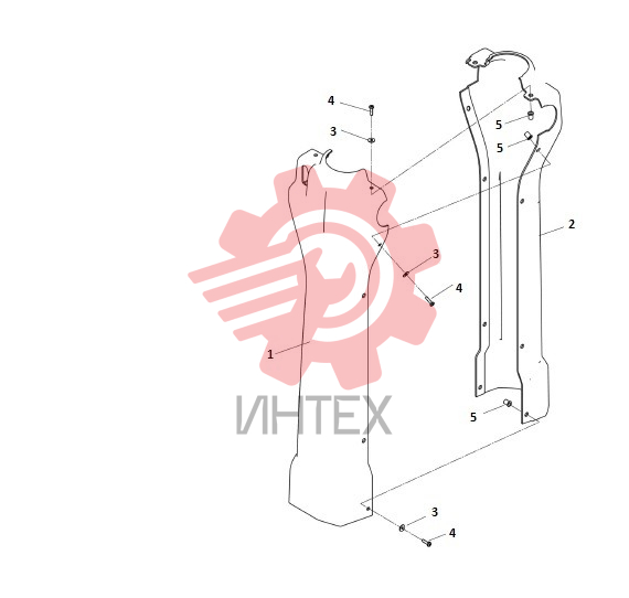 Корпус кабины 34C5488_000_00
