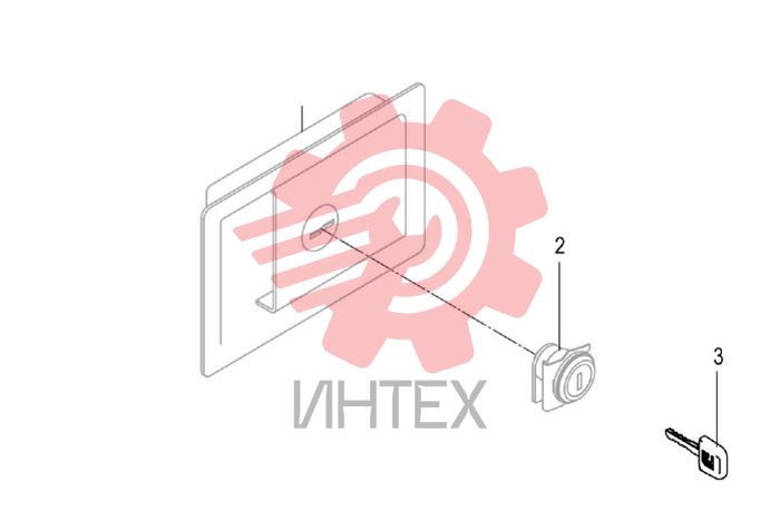 Ключ замка 48C2650 000 00