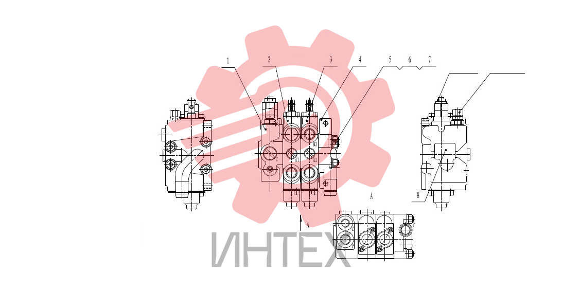 Клапан многоходовой 12K2020 000