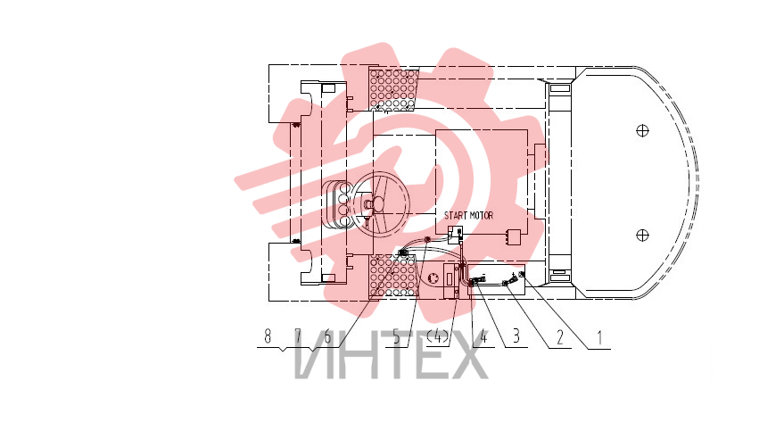 Проводка аккумулятора 46C2392 000