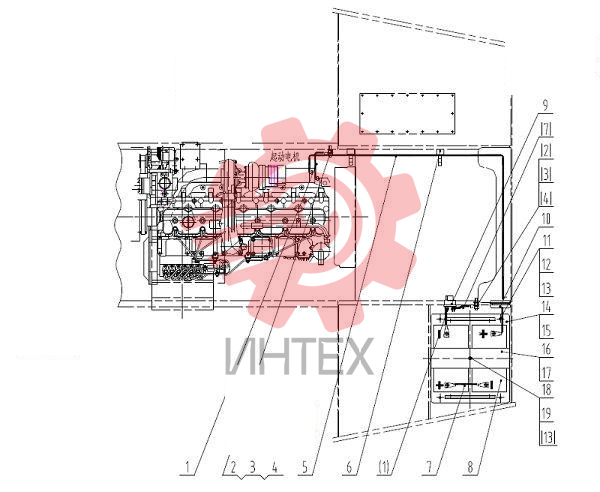 Проводка рамы 46C3157
