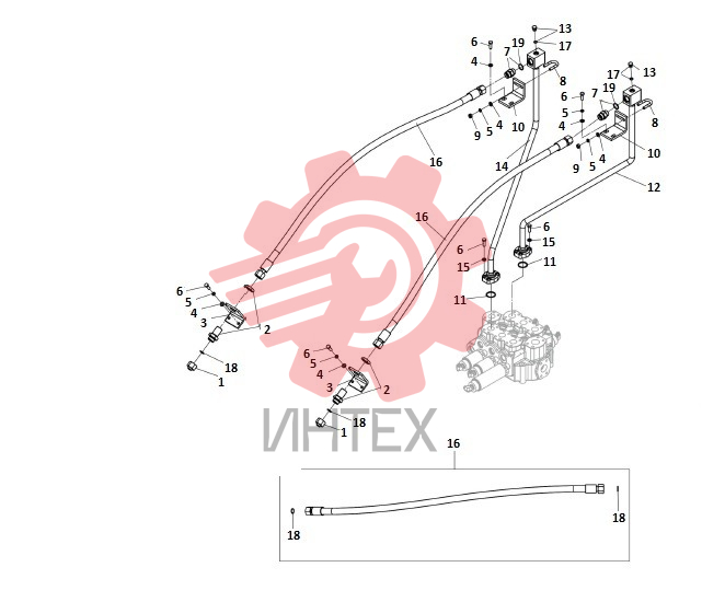 Трубопровод многофункциональный 00C4831_000_00
