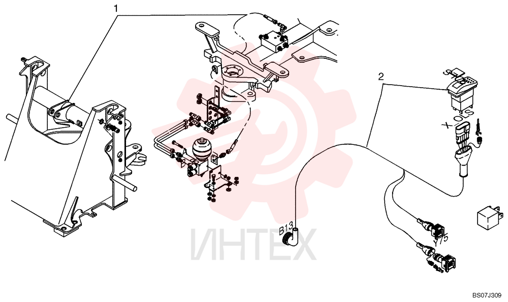 Схема (LW50.B) - COMPACT WHEEL LOADER TIER 2 (NA) (11/04-) 2772738