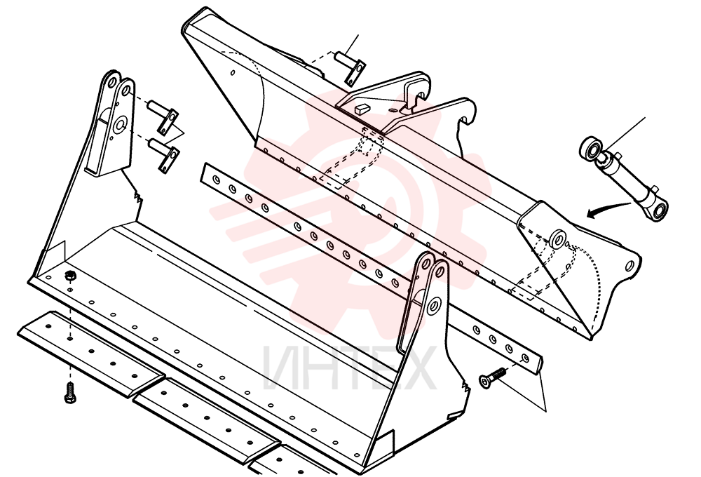 Схема (LW50.B) - COMPACT WHEEL LOADER TIER 2 (NA) (11/04-) 4552495