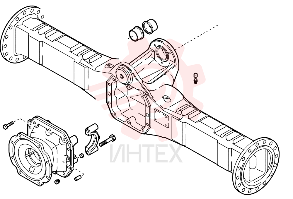 Схема (LW80.B) - COMPACT WHEEL LOADER TIER 2 (NA) (6/04-) 6914415 (4)