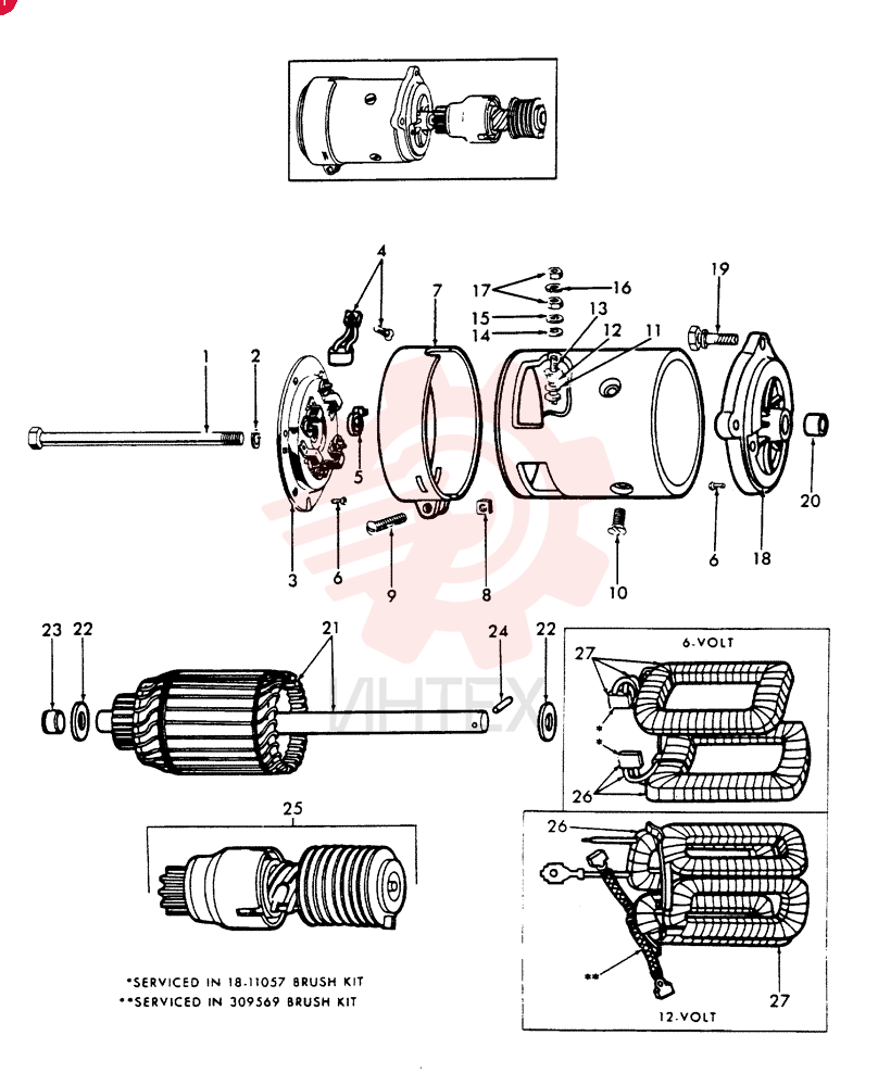 REMAN-STARTER C3NF11002CR