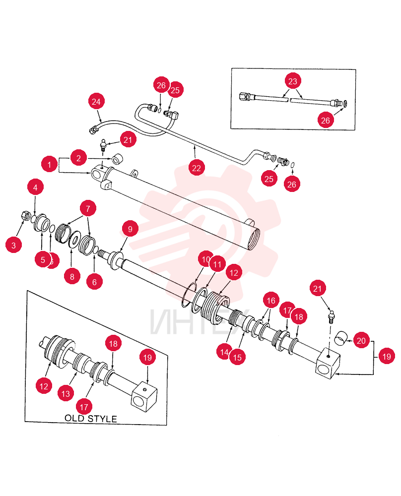 HYDRAULIC CYLINDER D5NNB576A