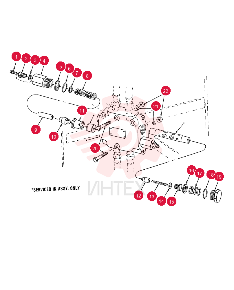 HYDRAULIC VALVE 7704205