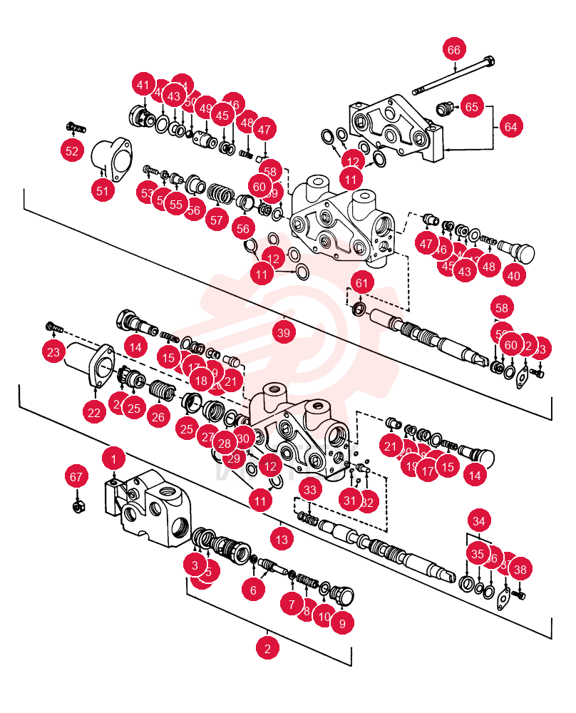 HYDRAULIC VALVE D7NNF893G