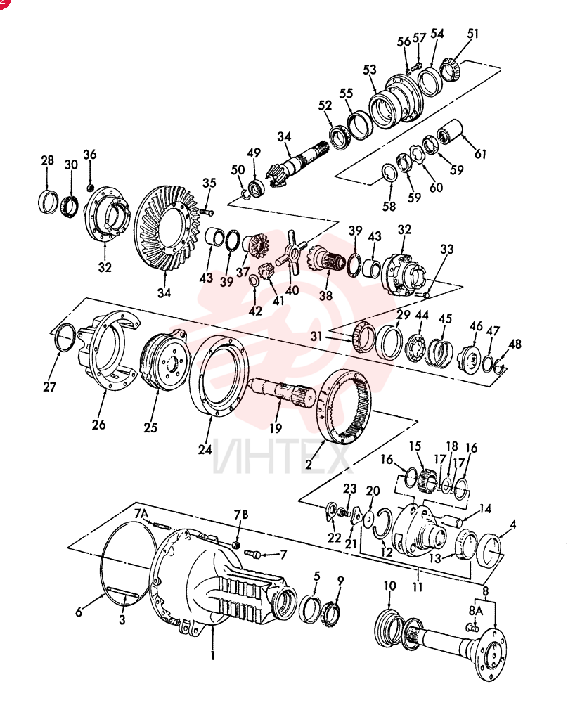 AXLE CARRIER D8NN4010KA (2)