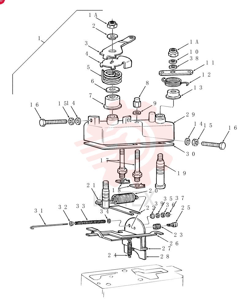 FUEL INJECTION PUMP E7NN9A543TA