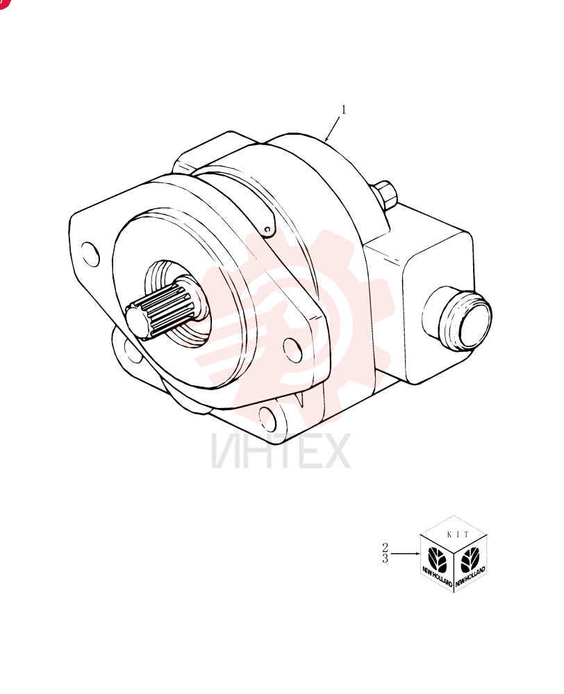 HYDRAULIC PUMP,37.68 CC