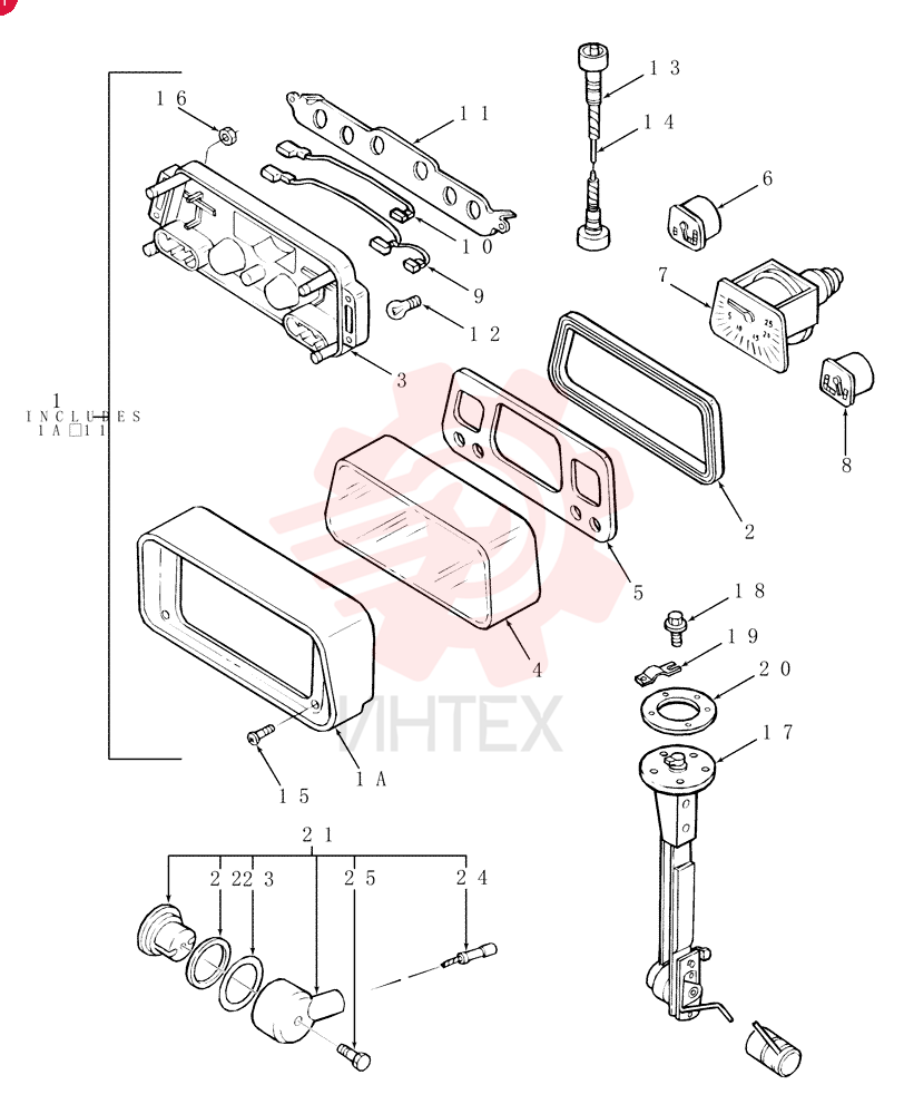 INSTRUMENT CLUSTER E7NN10849BA