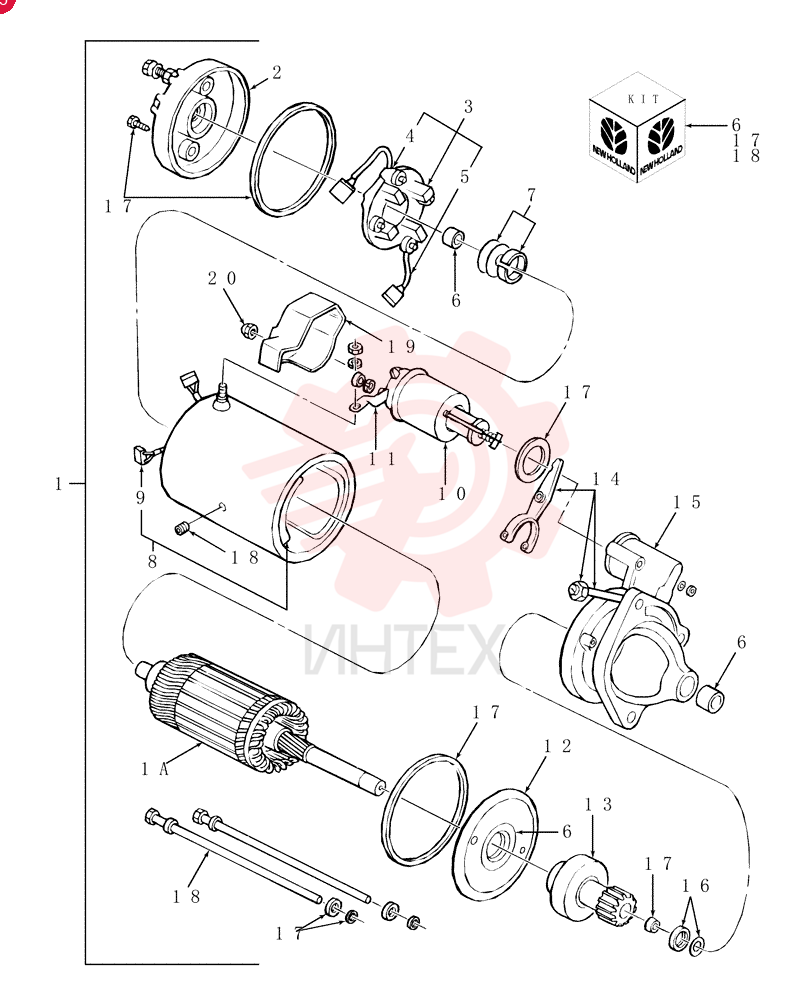 STARTER MOTOR D8NN11000CE