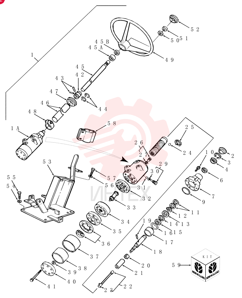 STEERING ASSY E7NN3R552BD12L (2)