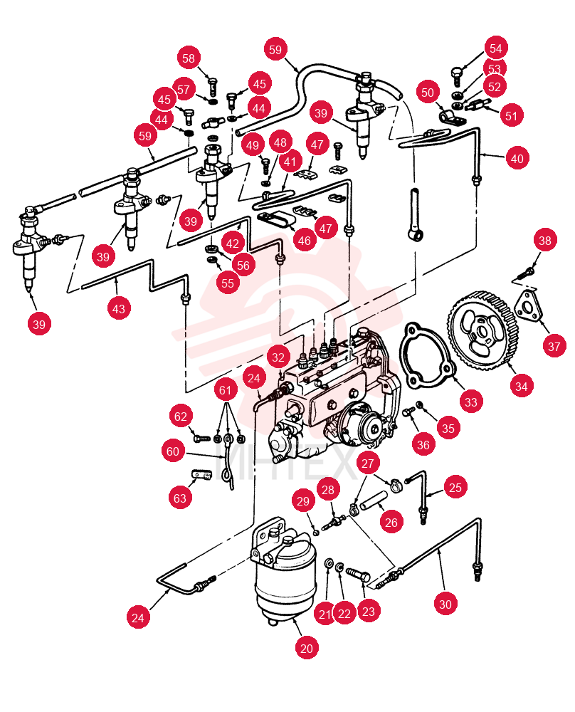 WASHER,0.44" ID x 1" OD x 0.08" Thk