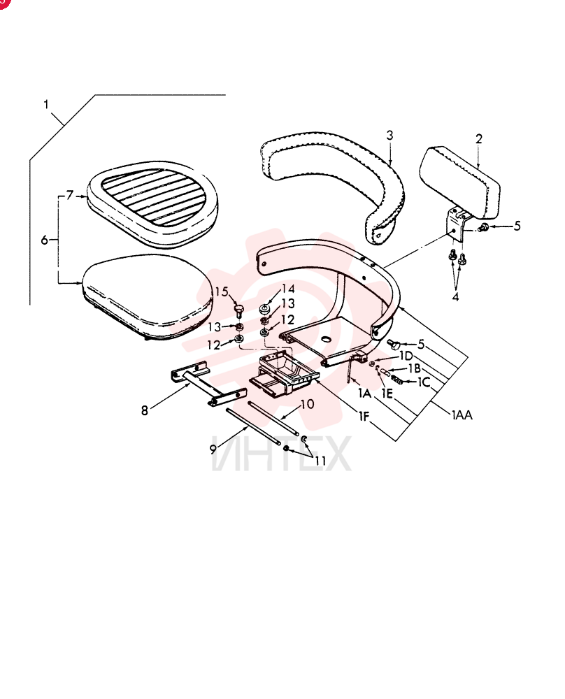 DRIVER SEAT D8NN400PA