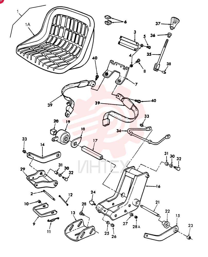 DRIVER SEAT E7NN400GA