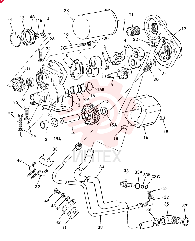HYDRAULIC PUMP E1NN600AB