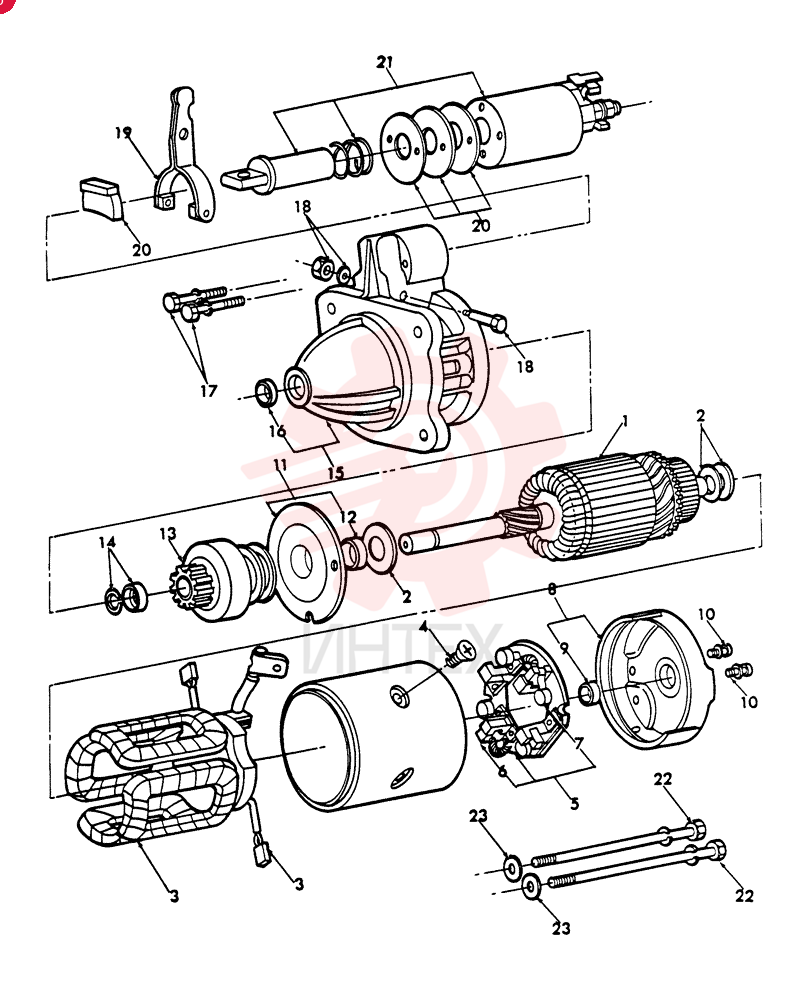 STARTER MOTOR D9NN11000AA