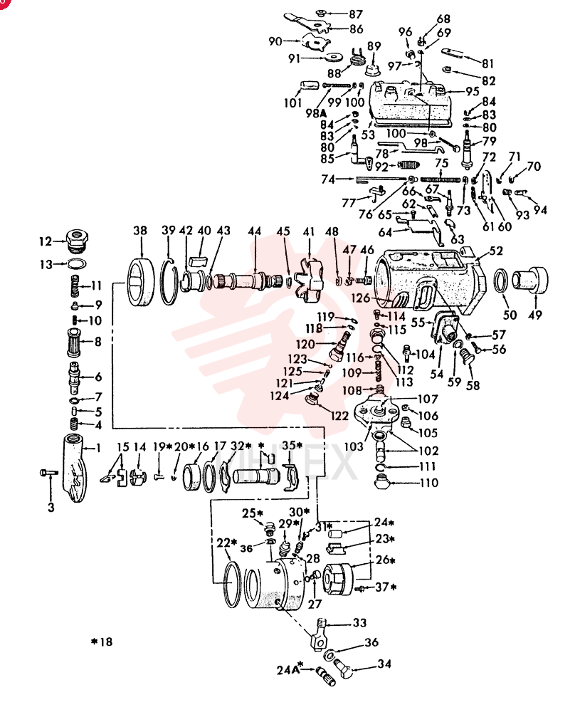 FUEL INJECTION PUMP E2NN9A543TB