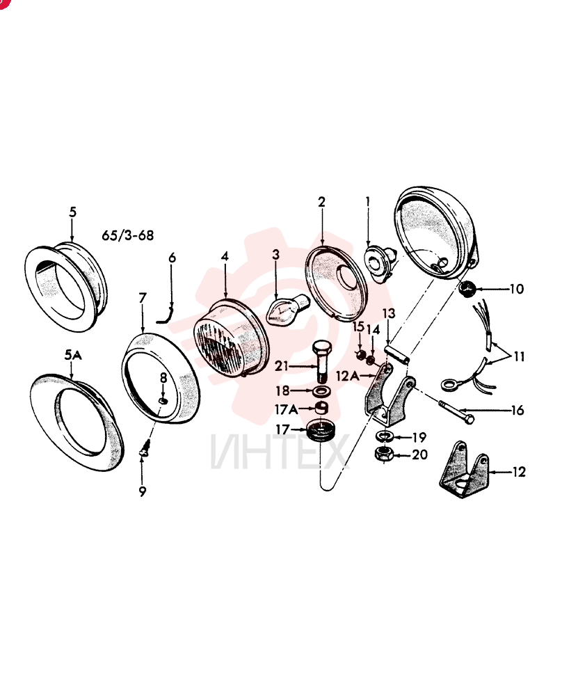 HEADLAMP D5NN13005B