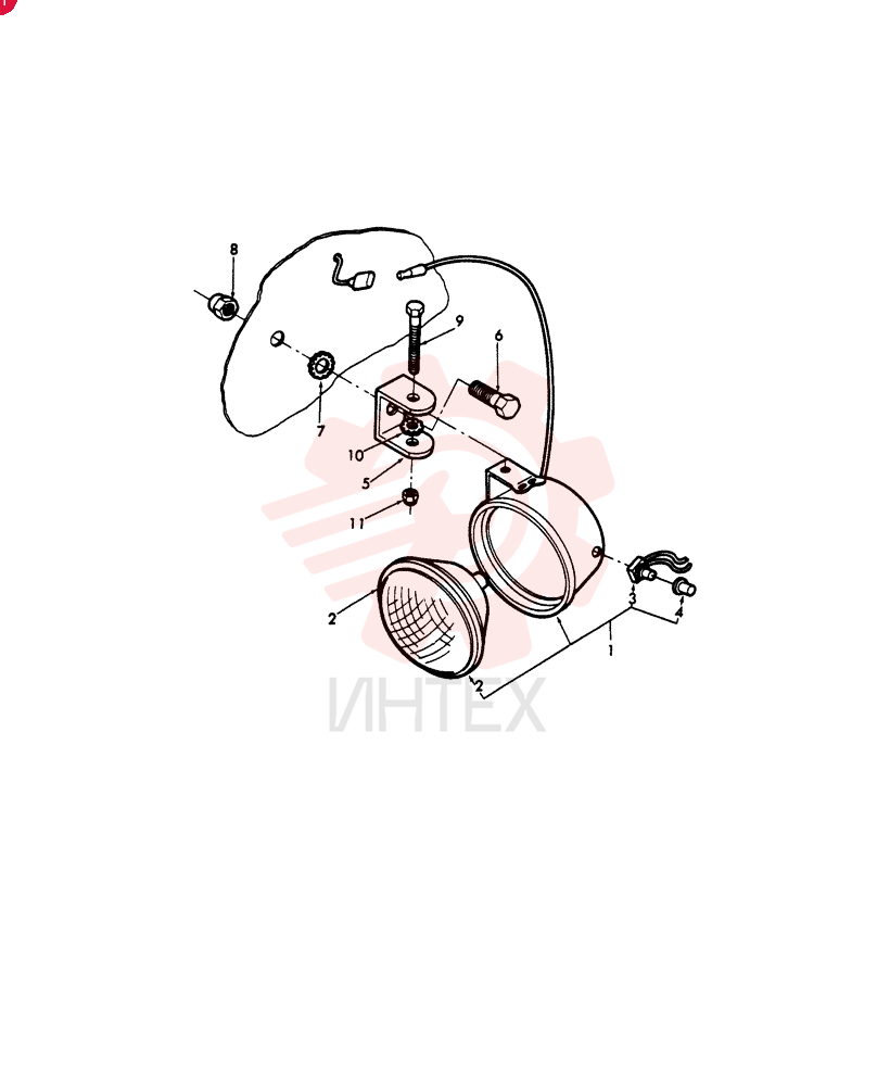 LAMP E3NN15A309AA