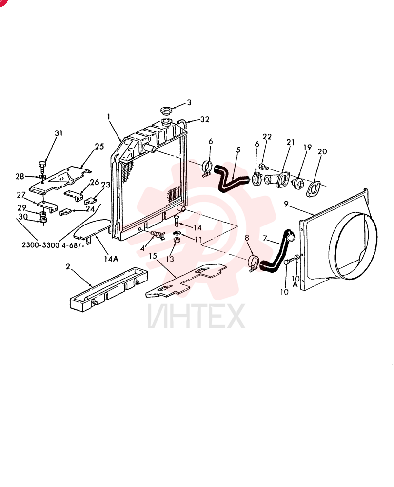 RADIATOR E0NN8005MD15M