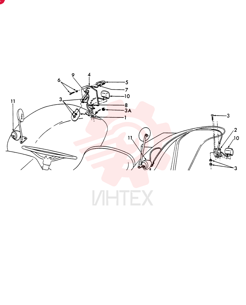 Схема (3400) - 3 CYL UTILITY TRACTOR (1/65-9/75) C5NN13433A