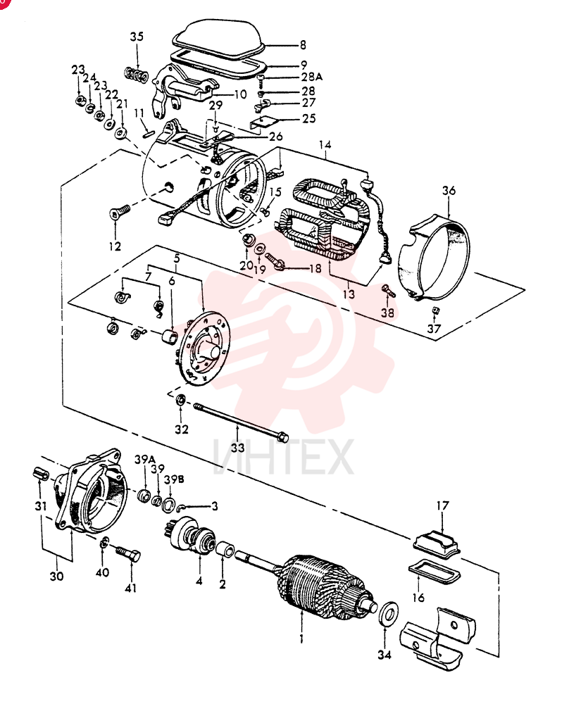 STARTER MOTOR D7NN11001AGV