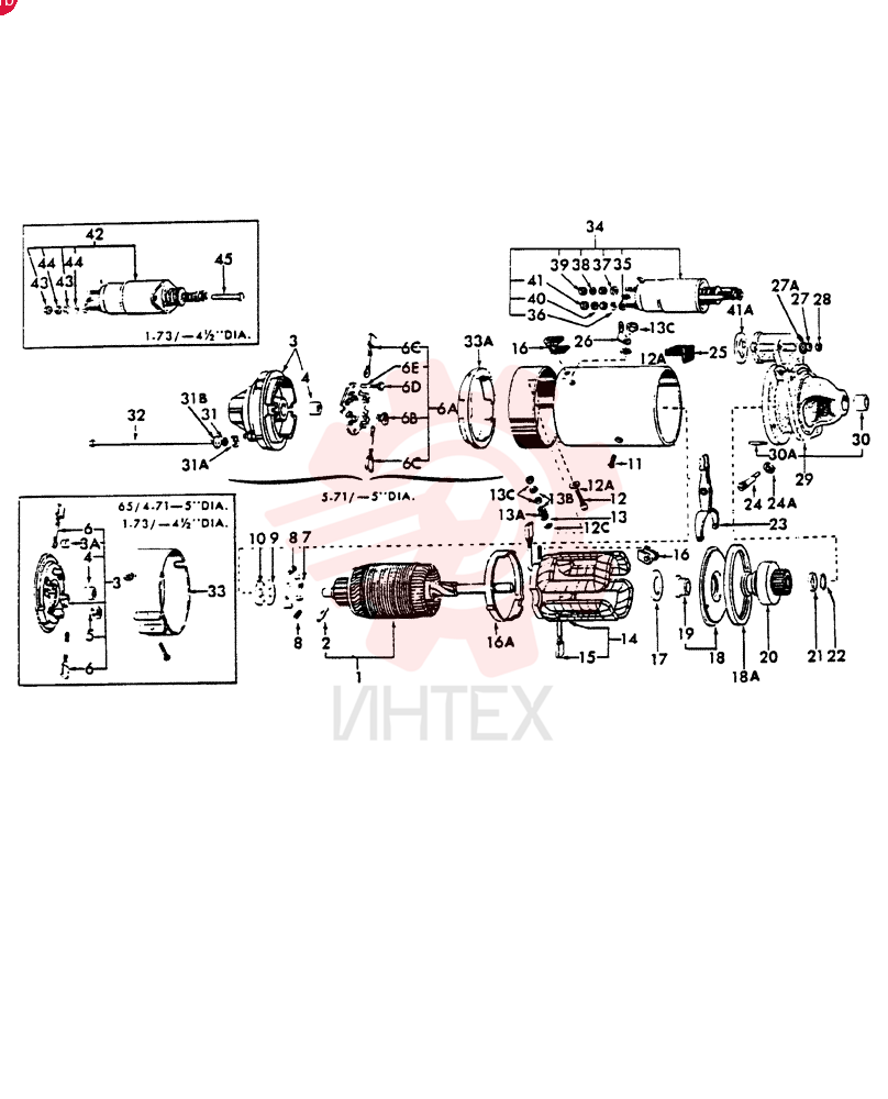 STARTER MOTOR D8NN11000DA