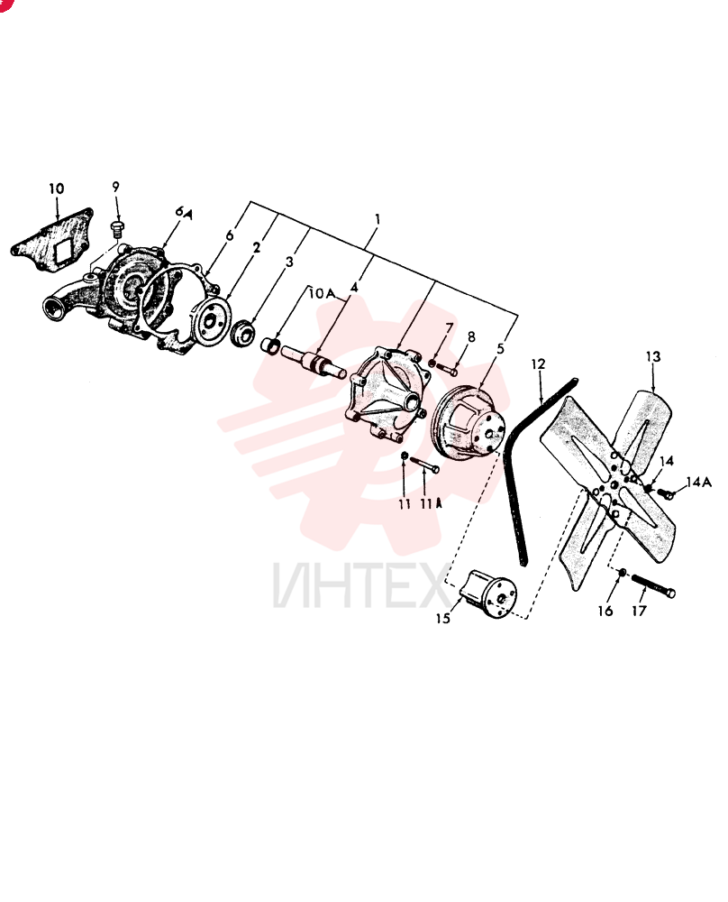 WATER PUMP EC0N8501ADS