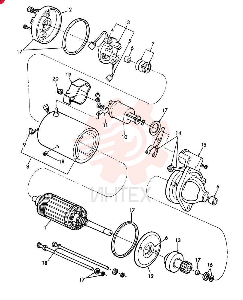 STARTER MOTOR D8NN11000CE