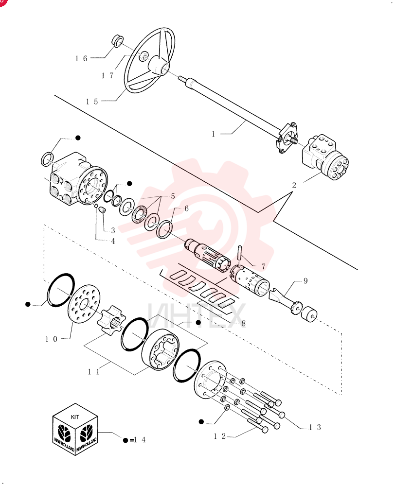 STEERING COLUMN 84056399 (1)
